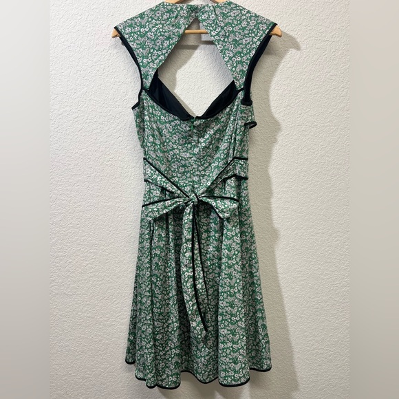 *Jessica Simpson Dress Green Floral Size 10 Sundress - Picture 5 of 9